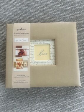 Hallmark Cream 'Love' Instant Scrapbook